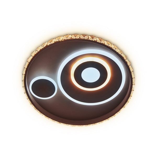 

Потолочный светильник светодиодный с пультом регулировкой цветовой температуры и яркости ночным режимом Ambrella Ice FA245, Ice FA245