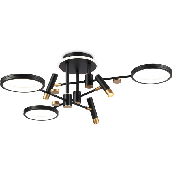 

Потолочная люстра светодиодная на штанге Ambrella Comfort FL51647, Черный, Comfort FL51647