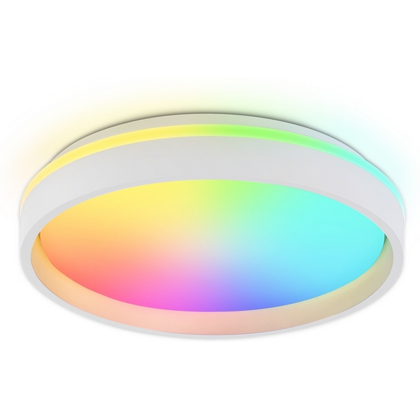 

Потолочный светильник круглый RGB светодиодный с пультом (ночной режим, таймер) Ambrella ORBITAL FZ601, Белый, Orbital FZ601