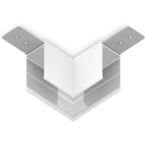 

Коннектор угловой для накладного магнитного шинопровода Ambrella TRACK SYSTEM GL1031, Белый, Track System GL1031