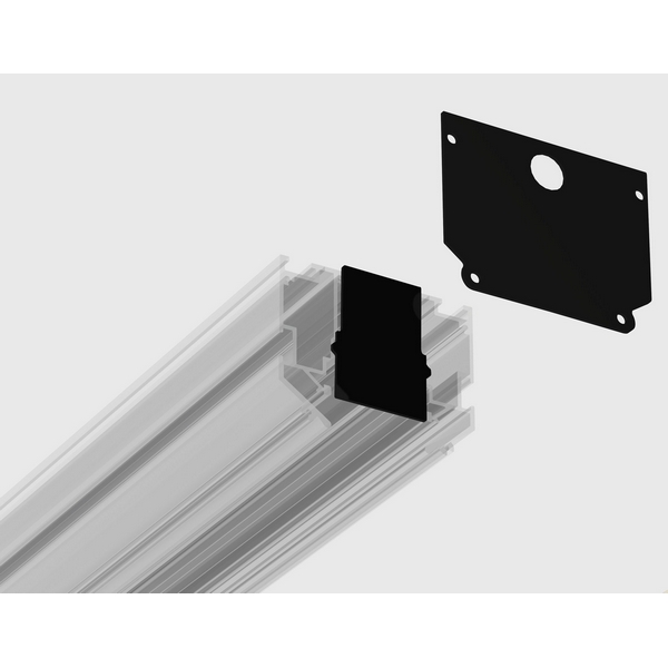 

Комплект заглушек для шинопровода в натяжной потолок системы крепления гарпун Magnetic SMART 220V 25mm 2шт Ambrella Track System GL1066, Track System GL1066
