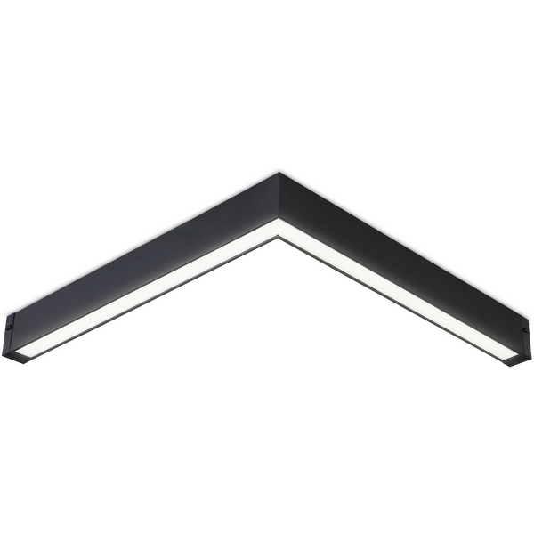 

Трековый угловой магнитный светильник светодиодный диммируемый Magnetic 220V 24W Ambrella Track System GL1299 (Умный дом), Черный, Track System GL1299