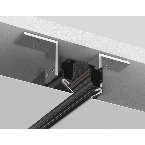 

Шинопровод низковольтный для монтажа в натяжной ПВХ потолок системы крепления гарпун 2м Magnetic Standard 48V 20mm Ambrella Track System GL3347, Track System GL3347