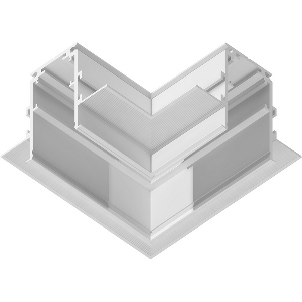 

Коннектор угловой для встраиваемого шинопровода под ГКЛ 9,5мм Ambrella Track System Magnetic Standard GL3352-9.5 WH белый 85*85*H46.8, Track System GL3352-9.5