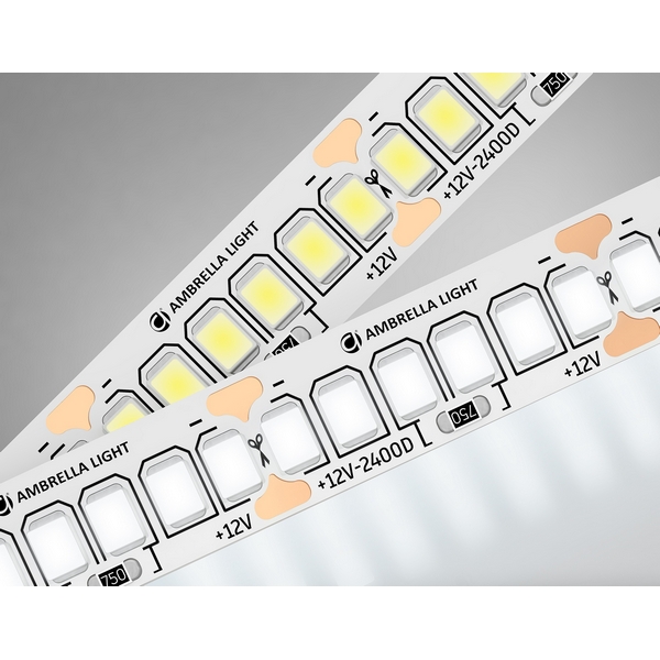 

Светодиодная лента Ambrella Illumination GS1502 2835 240Led 19.2W/m 12V IP20 4500K 5m, illumination GS1502