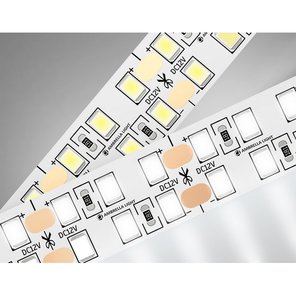 

Светодиодная лента двухрядная Ambrella Illumination GS1602 2835 240Led 19.2W/m 12V IP20 4500K 5m, illumination GS1602