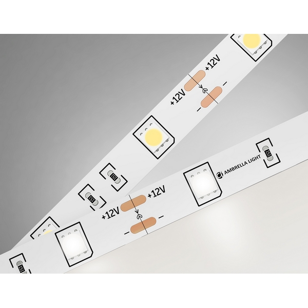 

Светодиодная лента Ambrella Illumination GS1802 5050 30Led 7.2W/m 12V IP20 4500K 5m, illumination GS1802