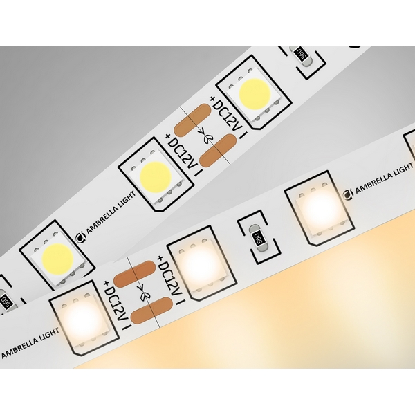 

Светодиодная лента Ambrella Illumination GS2001 5050 60Led 14.4W/m 12V IP20 3000K 5m, illumination GS2001