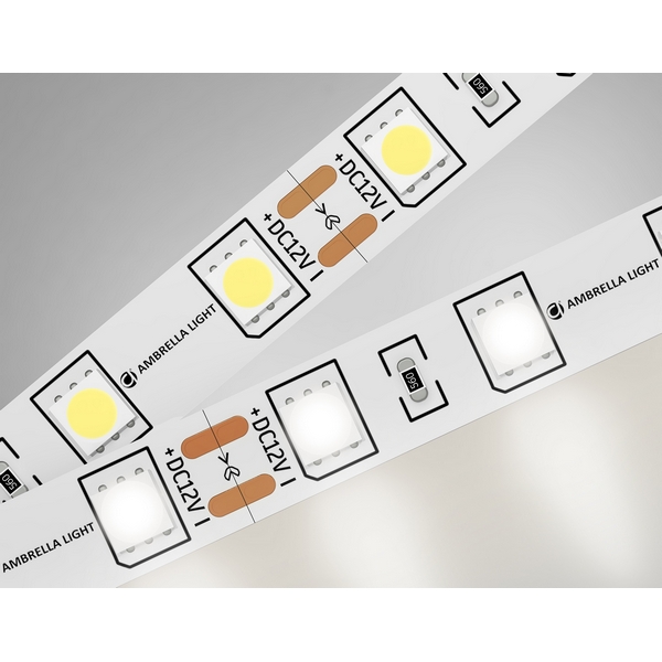 

Светодиодная лента Ambrella Illumination GS2002 5050 60Led 14.4W/m 12V IP20 4500K 5m, illumination GS2002