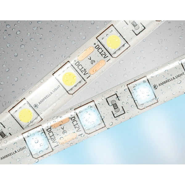 

Светодиодная лента влагозащищенная Ambrella Illumination GS2103 5050 60Led 14.4W/m 12V IP65 6500K 5m, illumination GS2103