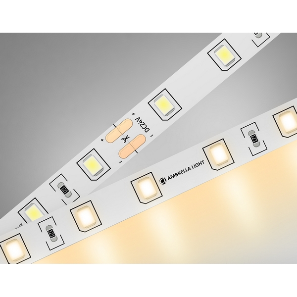 

Светодиодная лента Ambrella Illumination GS3001 2835 60Led 6W/m 24V IP20 3000K 5m, illumination GS3001
