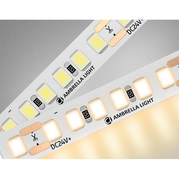 

Светодиодная лента Ambrella Illumination GS3201 2835 180Led 14.4W/m 24V IP20 3000K 5m, illumination GS3201