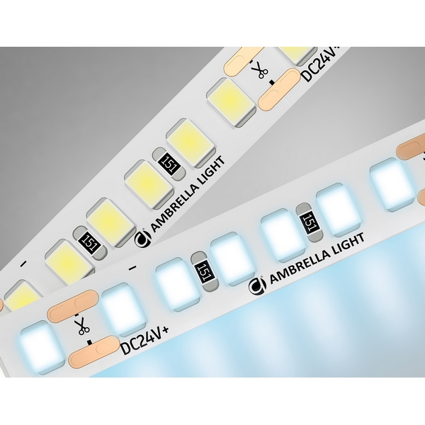 

Светодиодная лента Ambrella Illumination GS3203 2835 180Led 14.4W/m 24V IP20 6500K 5m, illumination GS3203