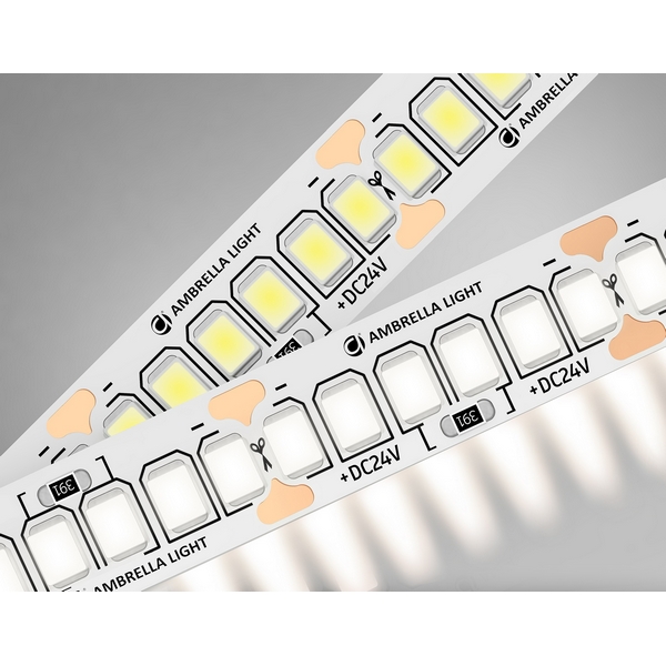 

Светодиодная лента Ambrella Illumination GS3302 2835 240Led 18W/m 24V IP20 4500K 5m, illumination GS3302