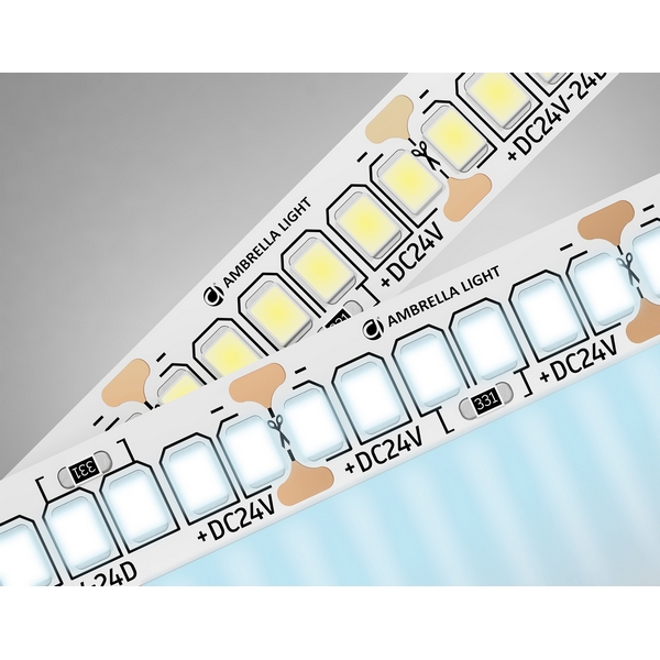 

Светодиодная лента Ambrella Illumination GS3403 2835 240Led 20W/m 24V IP20 6500K 5m, illumination GS3403