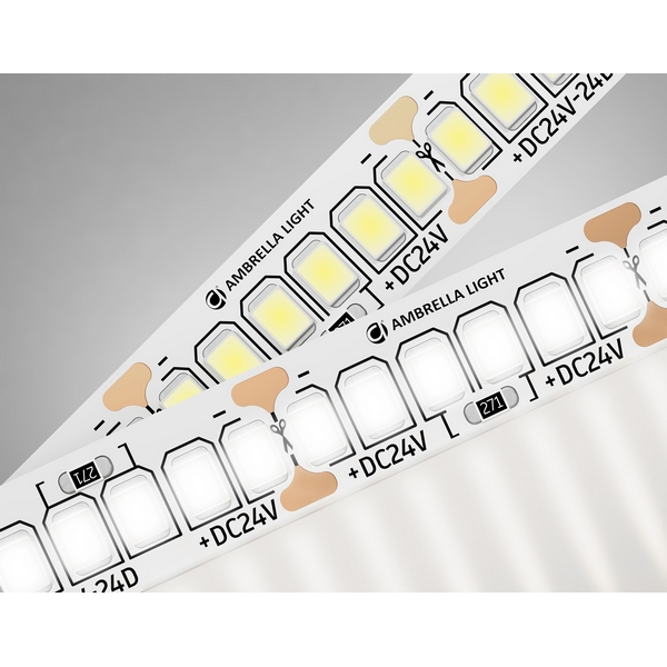 

Светодиодная лента Ambrella Illumination GS3502 2835 240Led 22W/m 24V IP20 4500K 5m, illumination GS3502