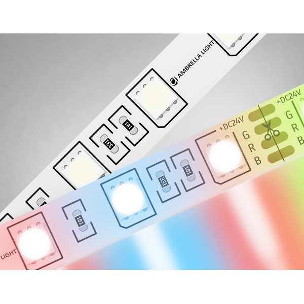 

Светодиодная лента RGB Ambrella Illumination GS4302 5050 60Led 14.4W/m 24V IP20 RGB 5m, illumination GS4302
