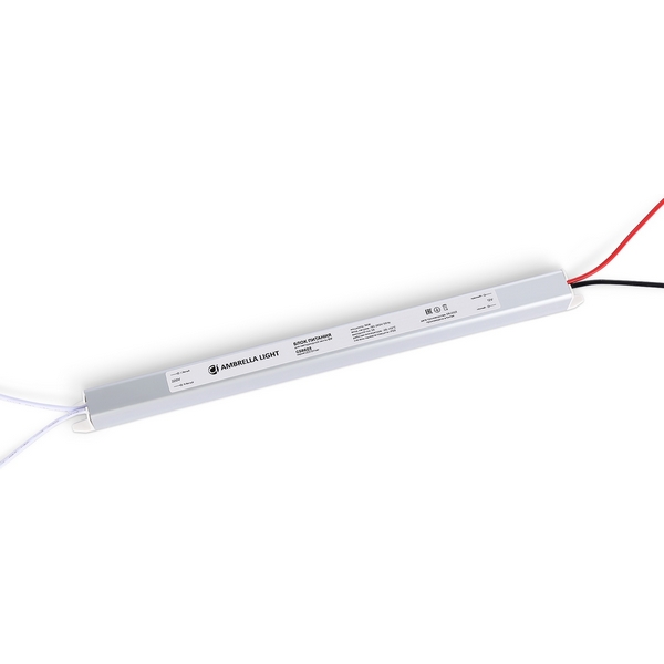 

Блок питания Ambrella Illumination GS8603 ультратонкий для светодиодной ленты 12V 36W 3A IP20 185-260V, illumination GS8603