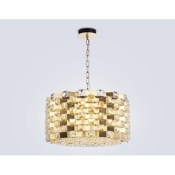 

Подвесная люстра с хрусталем Ambrella High Light LH41003, Латунь, High Light LH41003