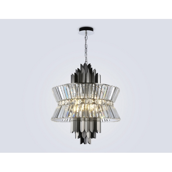 

Подвесная люстра с хрусталем Ambrella High Light LH41020, Черный, High Light LH41020