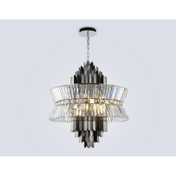 

Подвесная люстра с хрусталем Ambrella High Light LH41026, Черный, High Light LH41026