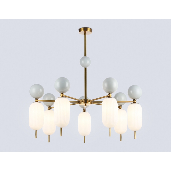 

Потолочная люстра на штанге Ambrella High Light LH53106 (плафоны шарики), Белый, High Light LH53106