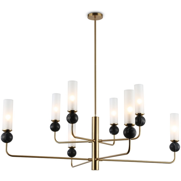 

Потолочная люстра на штанге с мрамором Ambrella Ceramo Modern LH53264, Белый, Ceramo Modern LH53264