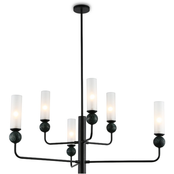 

Потолочная люстра на штанге с мрамором Ambrella Ceramo Modern LH53274, Белый, Ceramo Modern LH53274
