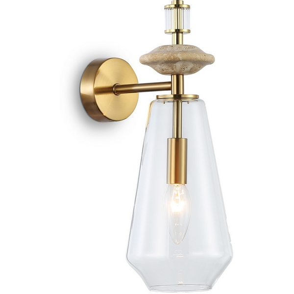 

Бра с травертином Ambrella Ceramo Modern LH53307, Прозрачный, Ceramo Modern LH53307