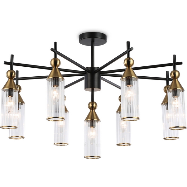 

Потолочная люстра на штанге Ambrella HIGH LIGHT LH55258, Латунь, High Light LH55258