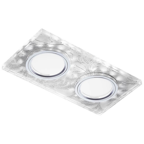 

Встраиваемый светильник S234/2 W/CH/WH Ambrella Декоративные Led+mr16, Прозрачный, Декоративные Led+mr16 S234/2 W/CH/WH