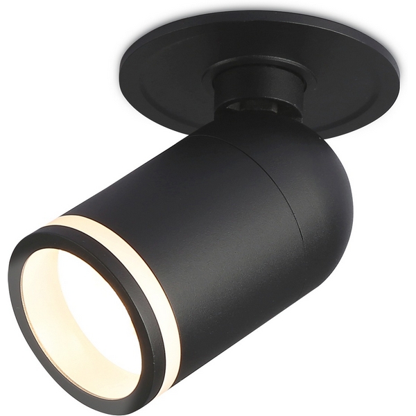 

Встраиваемый точечный светильник круглый с поворотным механизмом Ambrella Techno Spot TA1273, Черный, Techno Spot TA1273