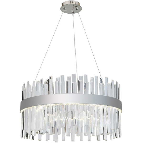 

Подвесная люстра хрустальная светодиодная Ambrella TRADITIONAL TR5009, Хром, TRADITIONAL TR5009