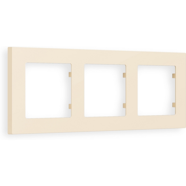 

Рамка Ambrella Volt ALFA Techno (Бежевый матовый) 3-ая AF220333, Alfa AF220333