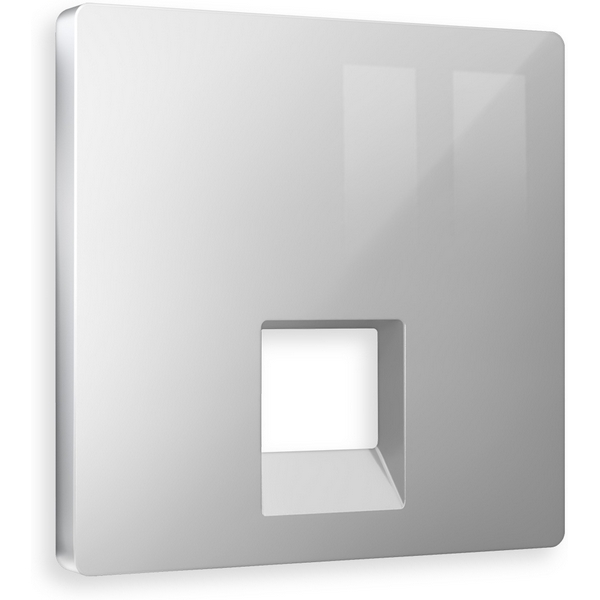 

Лицевая панель Ambrella Volt ALFA (Серебро глянец) для компьютерной/телефонной розетки RJ-45/RJ-11 QUANT AP4120, Quant AP4120