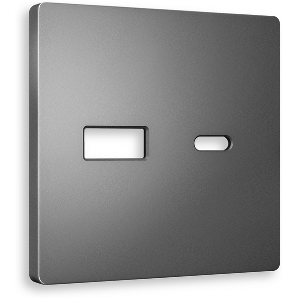 

Лицевая панель Ambrella Volt ALFA (Антрацит серый) для розетки 2USB тип A+C QUANT AP6610, Quant AP6610