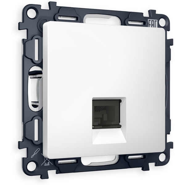 

Комплект механизма встраиваемый Ambrella Volt телефонной розетки ALFA MA132030 Белый матовый RJ-11(4P4C) с защитной шторкой QUANT, Quant MA132030