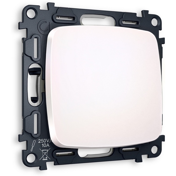 

Комплект механизма встраиваемый Ambrella Volt 1-клавишного перекрестного выключателя OMEGA MO201030 Жемчуг QUANT, Жемчужный, Quant MO201030