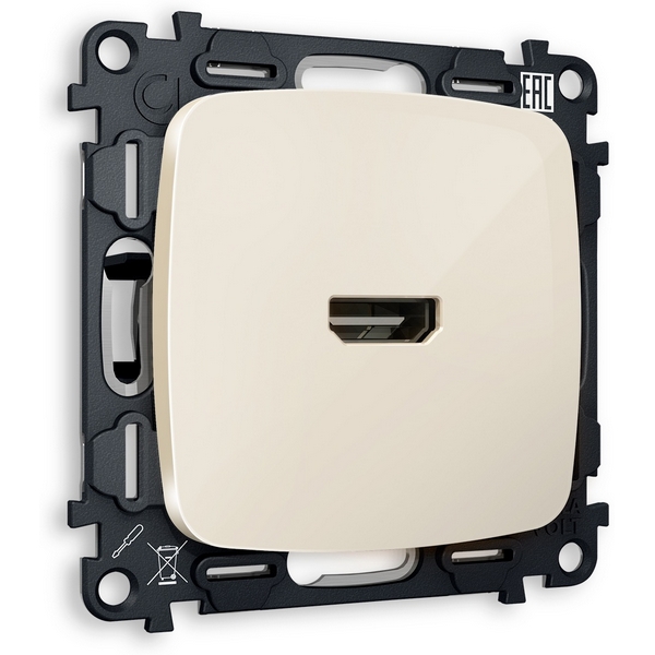 

Комплект механизма встраиваемый Ambrella Volt розетки HDMI 2.0 OMEGA MO314010 Бежевый глянец 40V/500mA 2.0GHz 5-18Gbit/s QUANT, Quant MO314010