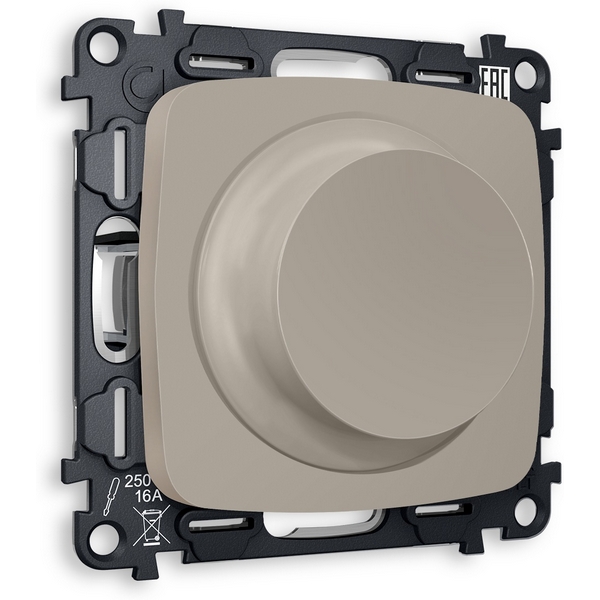 Изображение товара Комплект механизма встраиваемого светорегулятора Ambrella Volt MO365510 серо-бежевый 25-600W