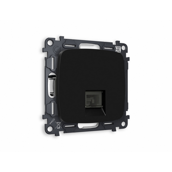 

Комплект механизма Ambrella Volt телефонной розетки OMEGA MO812030 Черный матовый RJ-11(4P4C) с защитной шторкой QUANT, Quant MO812030