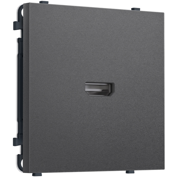 Изображение товара Комплект механизма розетки HDMI 2.1 (Антрацит серый) Ambrella Volt QUANT PRO MS664030 Изображение товара Комплект механизма розетки HDMI 2.1 (Антрацит серый) Ambrella Volt QUANT PRO MS664030