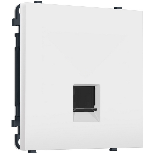 Изображение товара Комплект механизма розетки Ethernet RJ-45 с защитной шторкой (Белый Мягкое касание) Ambrella Volt QUANT PRO MS832010 Изображение товара Комплект механизма розетки Ethernet RJ-45 с защитной шторкой (Белый Мягкое касание) Ambrella Volt QUANT PRO MS832010