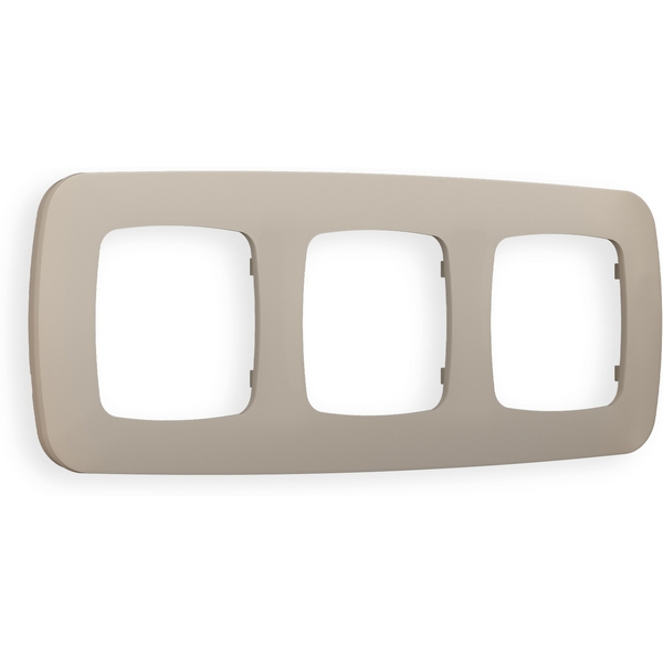 

Рамка Ambrella Volt OMEGA Ecta (Серо-бежевый матовый) 3-ая OF140363, Серый, Omega OF140363