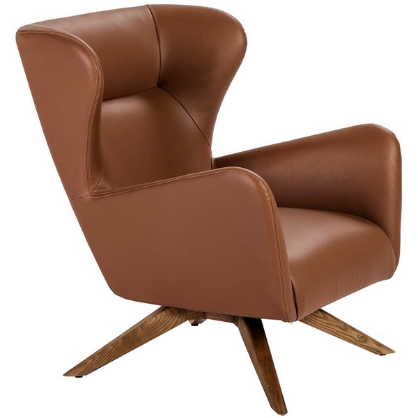 

Поворотное кресло из искусственной кожи SF-801E /5038 арт.071244 Angel Cerda, Коричневый;орех, SF-801E 071244