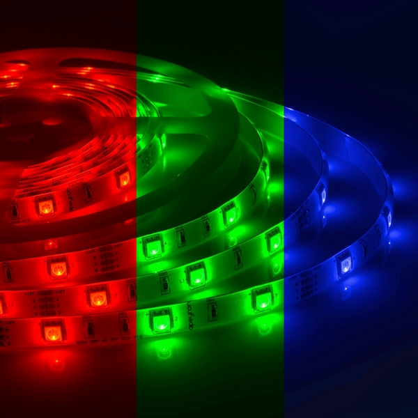 Изображение товара Светодиодная лента RGB Apeyron IP65 12В 7.2Вт/м для уличного и внутреннего освещения Изображение товара Светодиодная лента RGB Apeyron IP65 12В 7.2Вт/м для уличного и внутреннего освещения