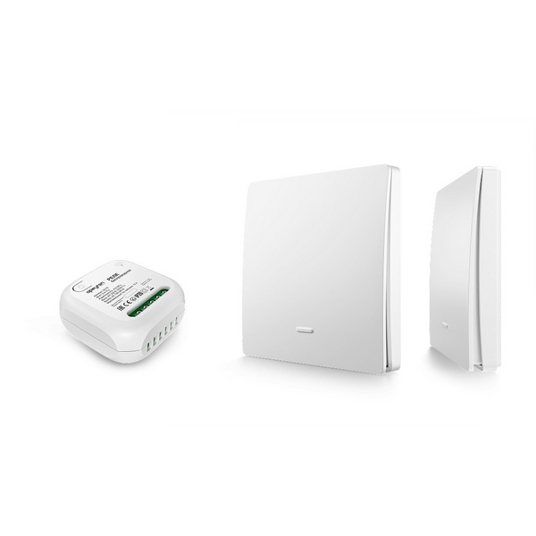 Изображение товара Wi-Fi реле с двумя одноклавишными выключателями Apeyron 04-74