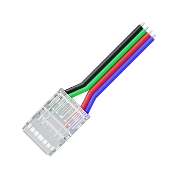 Изображение товара Коннектор 4-пиновый Apeyron для RGB LED ленты COB 24V