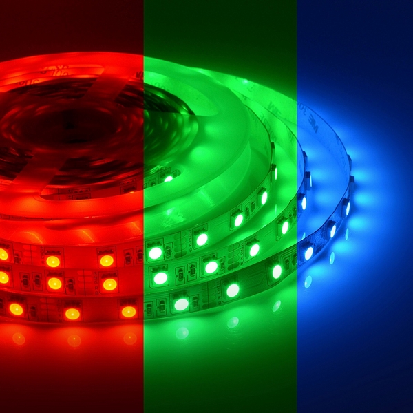 Изображение товара Светодиодная лента 12В 2м RGB Apeyron 57КП Изображение товара Светодиодная лента 12В 2м RGB Apeyron 57КП