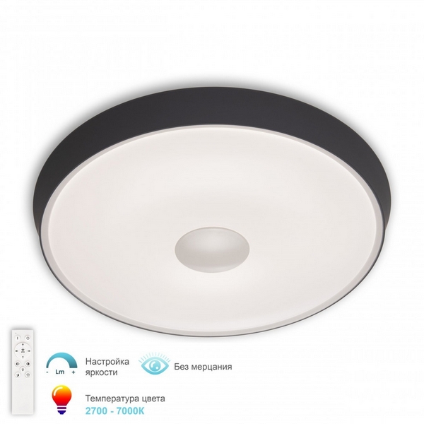 

Потолочный светильник светодиодный с ПДУ APL LED Turin 3306.B255-450 White/Grey, Серый, Turin 3306.B255-450 White/Grey